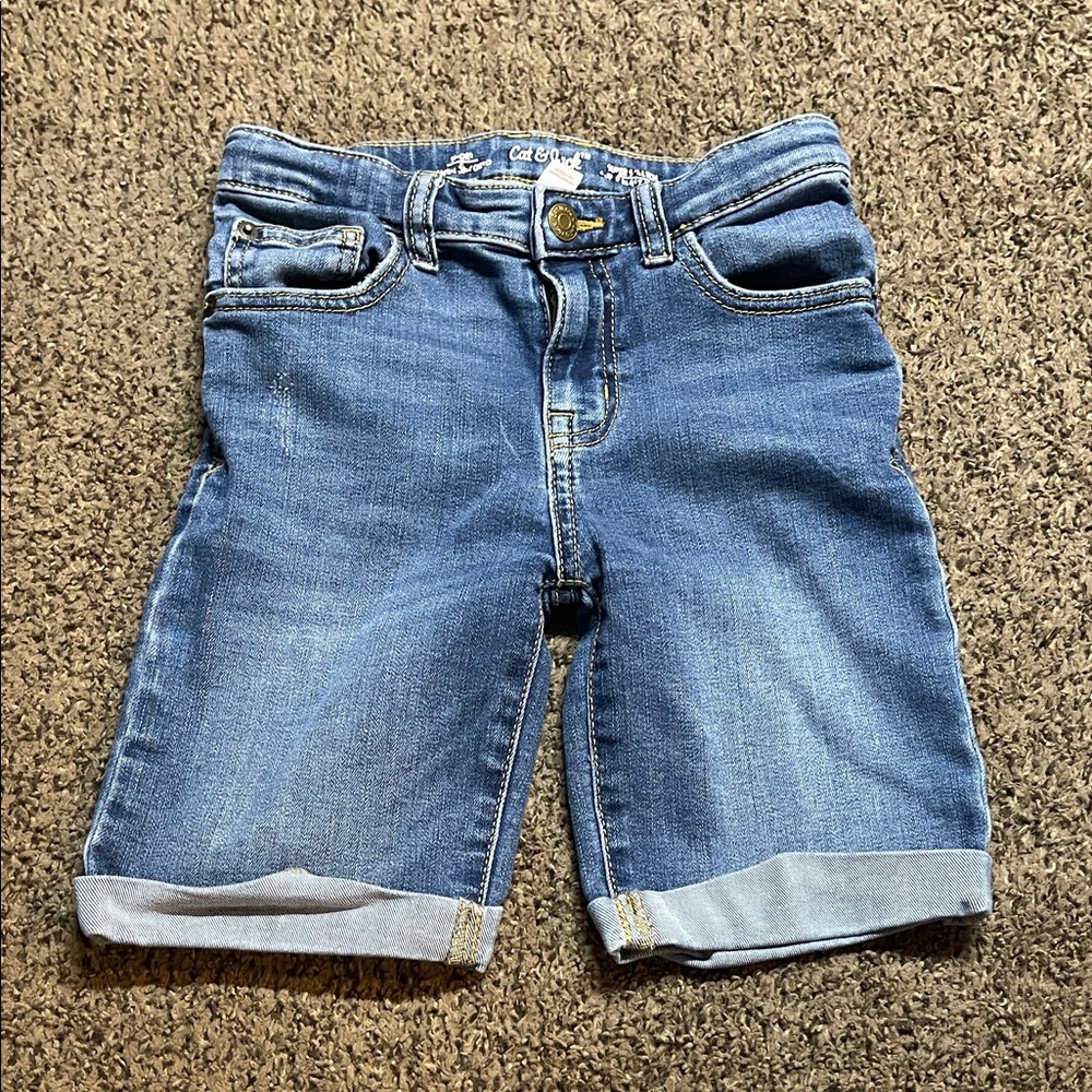 Cat and Jack Boys Jean Shorts size 7